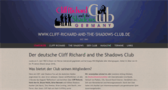 Desktop Screenshot of cliff-richard-and-the-shadows-club.de