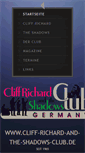 Mobile Screenshot of cliff-richard-and-the-shadows-club.de